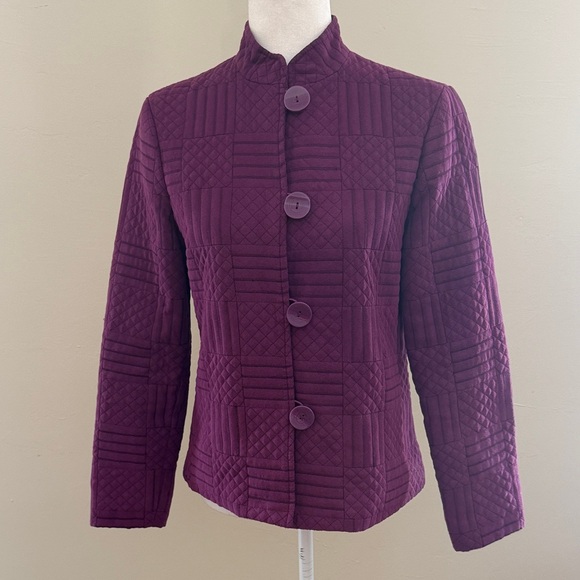 Multiples Jackets & Blazers - Multiples Women's Small Purple Jacket